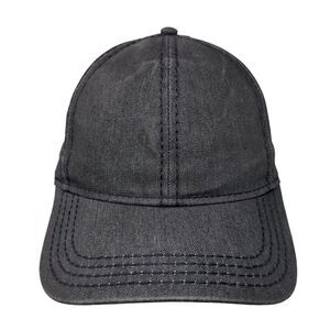 C.C Exclusives Strapback Hat Ponytail Gray One Size Adjustable Blank